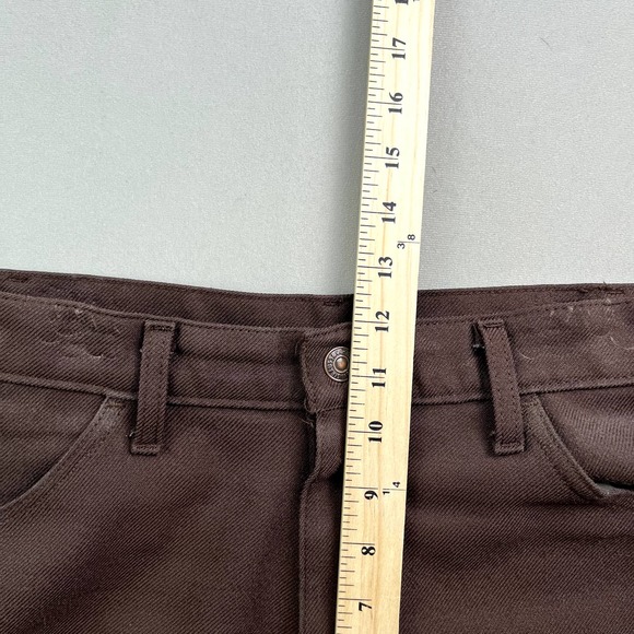 Vintage Levis Sta-Prest Pants Mens 36 Brown Straight Dress Slacks Made USA 90s - Picture 14 of 15